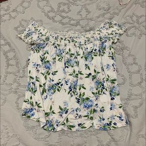 AE Smocked Off-the-Shoulder Top